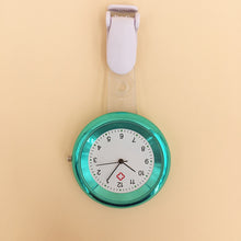 Load image into Gallery viewer, Nurse Watch Brooch Clip Infection Control Design Nurse Doctor Paramedic Brooch Fob Watch quartz colorful doctor watch