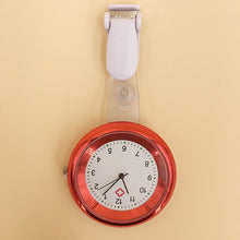 Load image into Gallery viewer, Nurse Watch Brooch Clip Infection Control Design Nurse Doctor Paramedic Brooch Fob Watch quartz colorful doctor watch